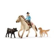 Figurki dla dzieci - Schleich Zachodni jeździec - miniaturka - grafika 1