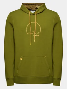 Viking Bluza Bamboo Panaka Hoodie Man 730/25/3888 Zielony Regular Fit - Bluzy męskie - miniaturka - grafika 1
