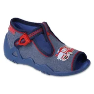 Buty dla dziewczynek - Befado obuwie dziecięce  217P118 niebieskie - miniaturka - grafika 1