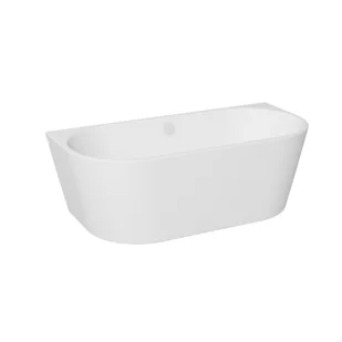 Wanna wolnostojąca Besco Vica New 150x80 cm owalna biały połysk syfon z napełnieniem przez przelew biały WAS-150VNBN - Wanny Wanna wolnostojąca Besco Vica New 150x80 cm owalna biały połysk syfon z napełnieniem przez przelew biały WAS-150VNBN - Wanny - miniaturka - grafika 1