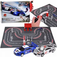 Zabawki zdalnie sterowane - Klocki sterowany tor wyścigowy samochodowy autka pilot RC0621 - miniaturka - grafika 1