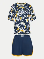 Piżamy damskie - DKNY Piżama YI70014 Granatowy Regular Fit - miniaturka - grafika 1
