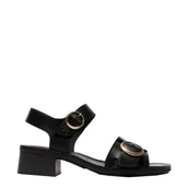 Sandały damskie - Sandały damskie Fly London EBLI 238 skórzane czarny P145238000 - miniaturka - grafika 1