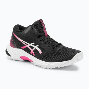 Buty do siatkówki damskie ASICS Netburner Ballistic FF MT 3 black/hot pink - Buty sportowe damskie - miniaturka - grafika 1