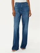 Spodnie damskie - BOSS Jeansy Crossroad Super 50522849 Niebieski Boyfriend Fit - miniaturka - grafika 1