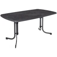Stoły ogrodowe - Patio Stół Dine & Relax 150 x 90 cm pizarra / antracyt - miniaturka - grafika 1