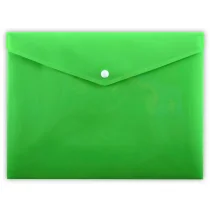 Teczka kopertowa Pp, A5, Zatrzask, Zielony, Pp-114 Penm - Teczki i skoroszyty - miniaturka - grafika 2