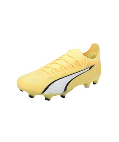 Puma Ultra Ultimate FG/AG Wn's, Trampki damskie, Yellow Blaze White Black, 42 EU, Żółty Blaze Puma Biały Puma Czarny, 42 EU