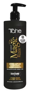 Tahe Magic Rizos Custards, krem do stylizacji włosów kręconych z pompką, 300ml - Kosmetyki do stylizacji włosów - miniaturka - grafika 1