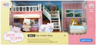 Figurki dla dzieci - LodziarniaZ akcesoriami Miś MEGA CREATIVE - miniaturka - grafika 1