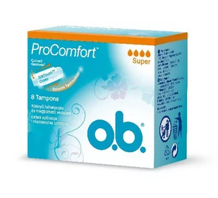 O.B. ProComfort Super komfortowe tampony 8szt - Tampony - miniaturka - grafika 1
