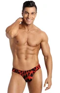 Majtki męskie - Savage stringi męskie, Kolor panterka-czerwony, Rozmiar S, Anais - Intymna - miniaturka - grafika 1
