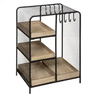 Biżuteria - akcesoria - Atmosphera Stojak na biżuterię Dressings Arty czarny - miniaturka - grafika 1