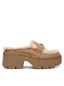 Klapki i japonki damskie - Guess Klapki FLFBRI ESU06 Beżowy - miniaturka - grafika 1