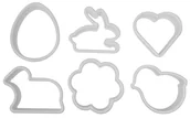 Formy do ciast - FOREMKI WYKRAWACZE DO CIASTEK Wielkanoc 6 szt. - miniaturka - grafika 1