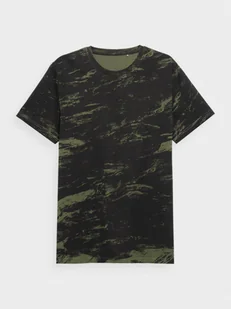 Męski t-shirt z nadrukiem 4F 4FSS22TTSHM375 - Koszulki sportowe męskie - miniaturka - grafika 1