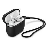 Akcesoria do słuchawek - Etui na słuchawki  HAMA do Apple AirPods 3 gen Czarny - miniaturka - grafika 1