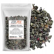 Herbata - Herbata Zielona Żurawina Granat 50g Owocowa Liściasta naturalna Kol-Pol - miniaturka - grafika 1