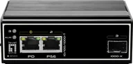 Pozostałe akcesoria sieciowe - LevelOne IGP-0310 łącza sieciowe Gigabit Ethernet (10/100/1000) Obsługa PoE Czarny - miniaturka - grafika 1
