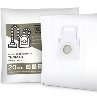 20x Worek do Odkurzacza Thomas Twin Tt Orca Syntetyczny Torba Worki Duże G9 - Worki do odkurzaczy - miniaturka - grafika 1