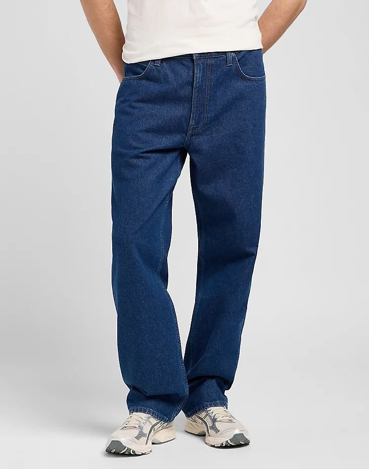 jeansy męskie lee 112371287 asher reach, niebieski