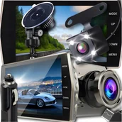 Kamery cofania - Wideorejestrator Samochodowy Kamera Cofania Dotykowy Rejestrator Fhd MenuPL - miniaturka - grafika 1