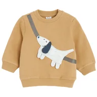 Bluzy dla chłopców - Cool Club, Bluza chłopięca, brązowa - miniaturka - grafika 1