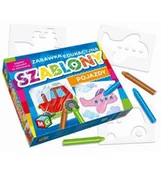 Zabawki kreatywne - MULTIGRA Multigra, zestaw Szablony Pojazdy - miniaturka - grafika 1