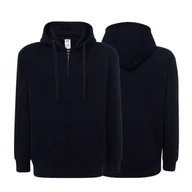 Moda i Uroda OUTLET - Bluza dresowa navy męska z logo na sercu i plecach nadrukiem logo firmy 290g SWUA HOOD SWEATSHIRT kolor NY bluza dresowa - miniaturka - grafika 1