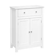 Szafki łazienkowe - Szuflada łazienkowa, szafka kuchenna w wiejskim stylu domu, drewno, białe, 60 x 80 x 30 cm (W x H x D), panele MDF, 60 x - miniaturka - grafika 1