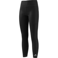 Legginsy - adidas Dziewczęce G AR M Tght Legginsy, czarny/srebrny met, 7-8A - miniaturka - grafika 1