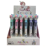 Długopisy - Expositor 36 Długopisy 6 kolorów Jednorożec - miniaturka - grafika 1