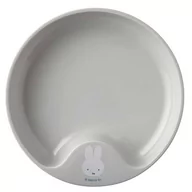 Talerze - Mepal Mepal Mio Miffy Explore 17,6 Cm Popielaty Talerzyk Do Karmienia Dla Dzieci Płytki Plastikowy - miniaturka - grafika 1
