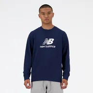 Bluzy męskie - Bluza męska New Balance MT41500NNY  granatowa - miniaturka - grafika 1