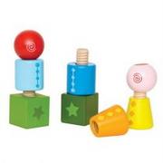 Zabawki sensoryczne - HaPe Zakręcone Klocki 0416 - miniaturka - grafika 1