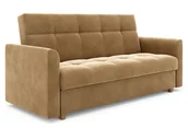 Sofy i kanapy - Ciemnobeżowa Wersalka Rozkładana W7-D47 - miniaturka - grafika 1