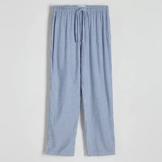 Piżamy męskie - Reserved - Spodnie piżamowe z wiskozy - Niebieski - grafika 1
