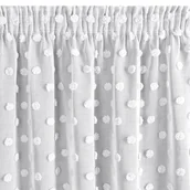 Zasłony - Zasłona Dekoracyjna D91 Stella Taśma 140x270 Biały - miniaturka - grafika 1