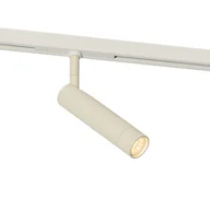 Lampy sufitowe - QAZQA Nowoczesny reflektor Slimline Uzzy w kolorze beżowym i białym do systemu szynowego jednofazowego - miniaturka - grafika 1
