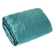 Narzuty - Euro Firany Narzuta Euro Welurowa Amareta C. Turkus 220x240 1207634 - miniaturka - grafika 1