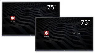 Zestaw Aktywna Tablica 2 x monitor interaktywny Avtek TS 7 Lite 75 - Tablice interaktywne - miniaturka - grafika 1