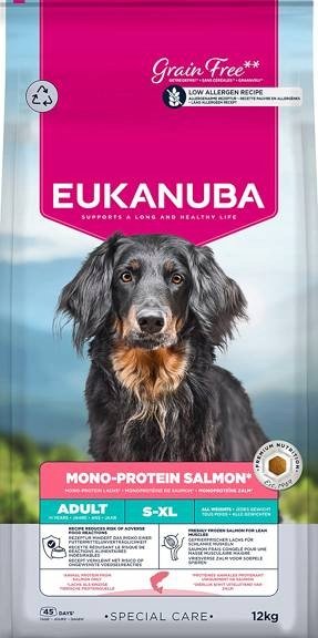Eukanuba Adult Mono-Protein, łosoś - 12 kg