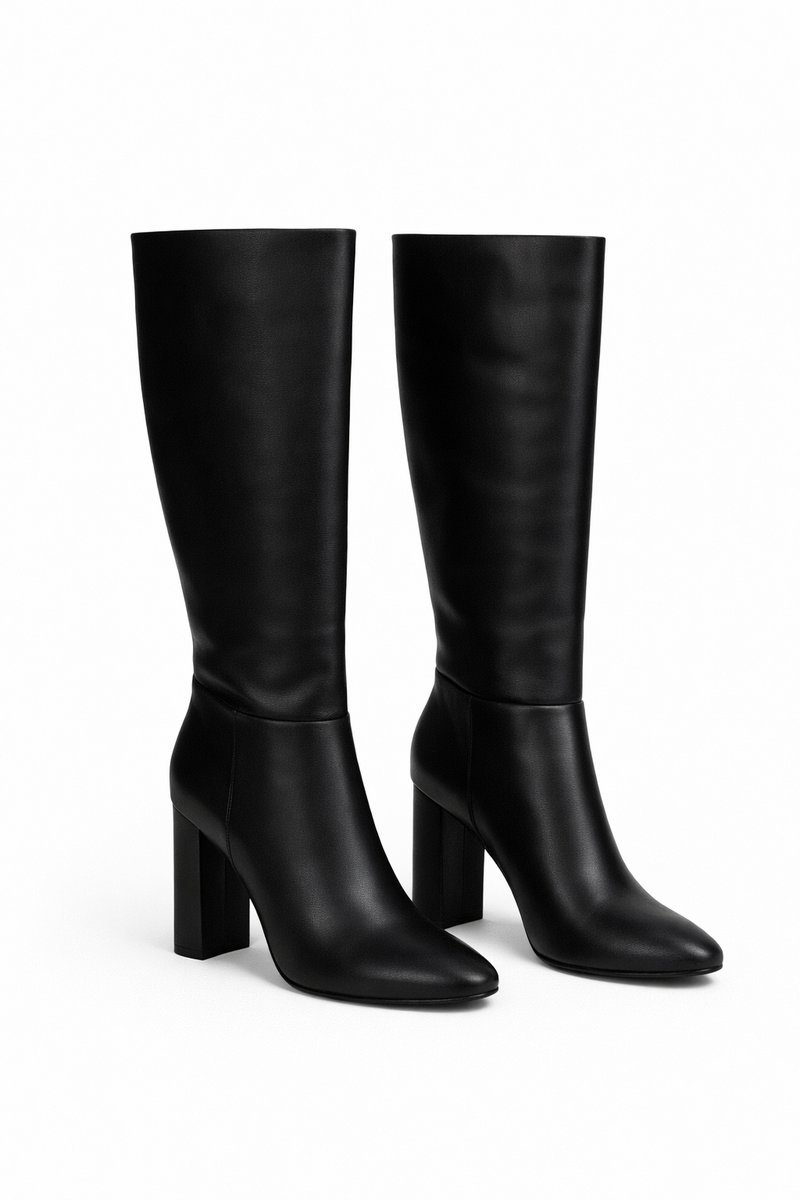 STEVE MADDEN CZARNE KLASYCZNE KOZAKI Z WYSOKĄ CHOLEWKĄ 40 1I3A