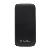 Powerbanki - Powerbank CoolBox QI Czarny 10000 mAh - miniaturka - grafika 1