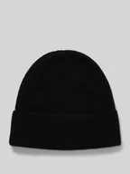 Czapki męskie - Czapka z dzianiny z kaszmiru z szerokim brzegiem - miniaturka - grafika 1