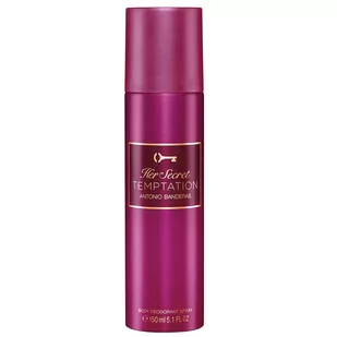 Antonio Banderas Her Secret Temptation dezodorant spray 150ml - Dezodoranty i antyperspiranty dla kobiet - miniaturka - grafika 1