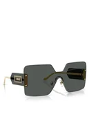 Okulary przeciwsłoneczne - Versace Okulary przeciwsłoneczne 0VE2277 10028742 Szary - miniaturka - grafika 1