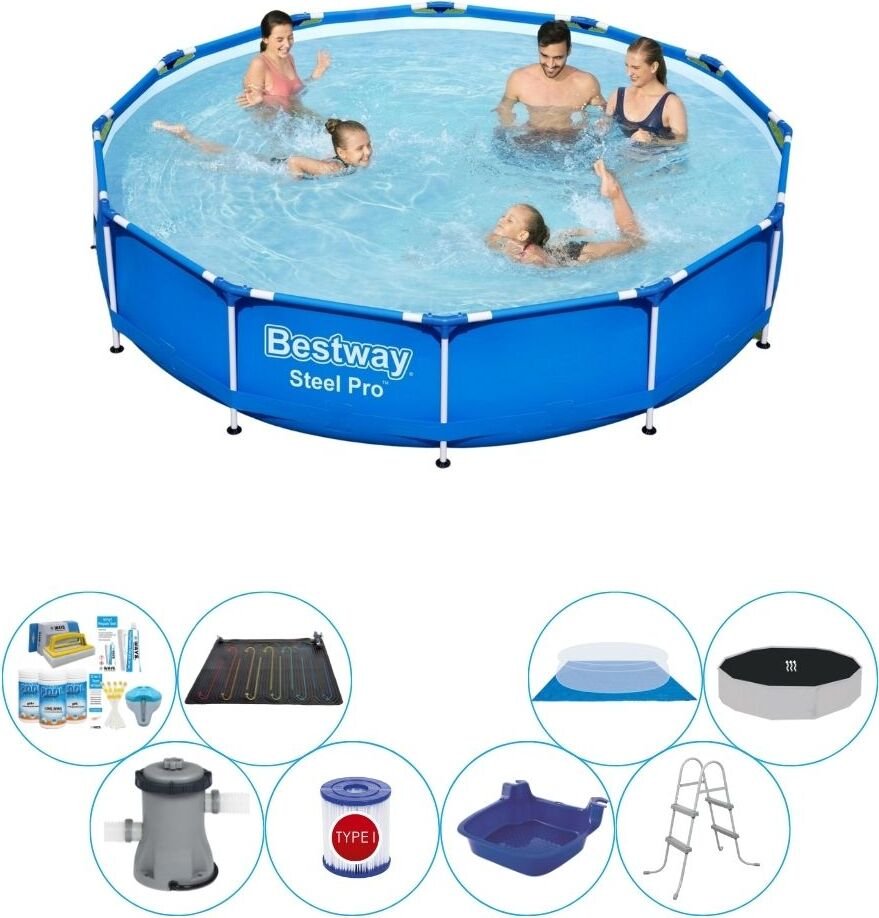 Basen kombinowany - Bestway Steel Pro 366x76 cm Rund