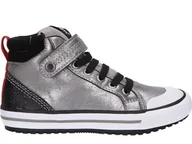 Buty dla dziewczynek - Półbuty dziecięce trzewiki KICKERS rozmiar 26 trampki na rzepy 16 cm - miniaturka - grafika 1