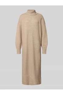 Sukienka o kroju oversized z dzianiny z dodatkiem wełny model MALOU - Pieces - Sukienki - miniaturka - grafika 1